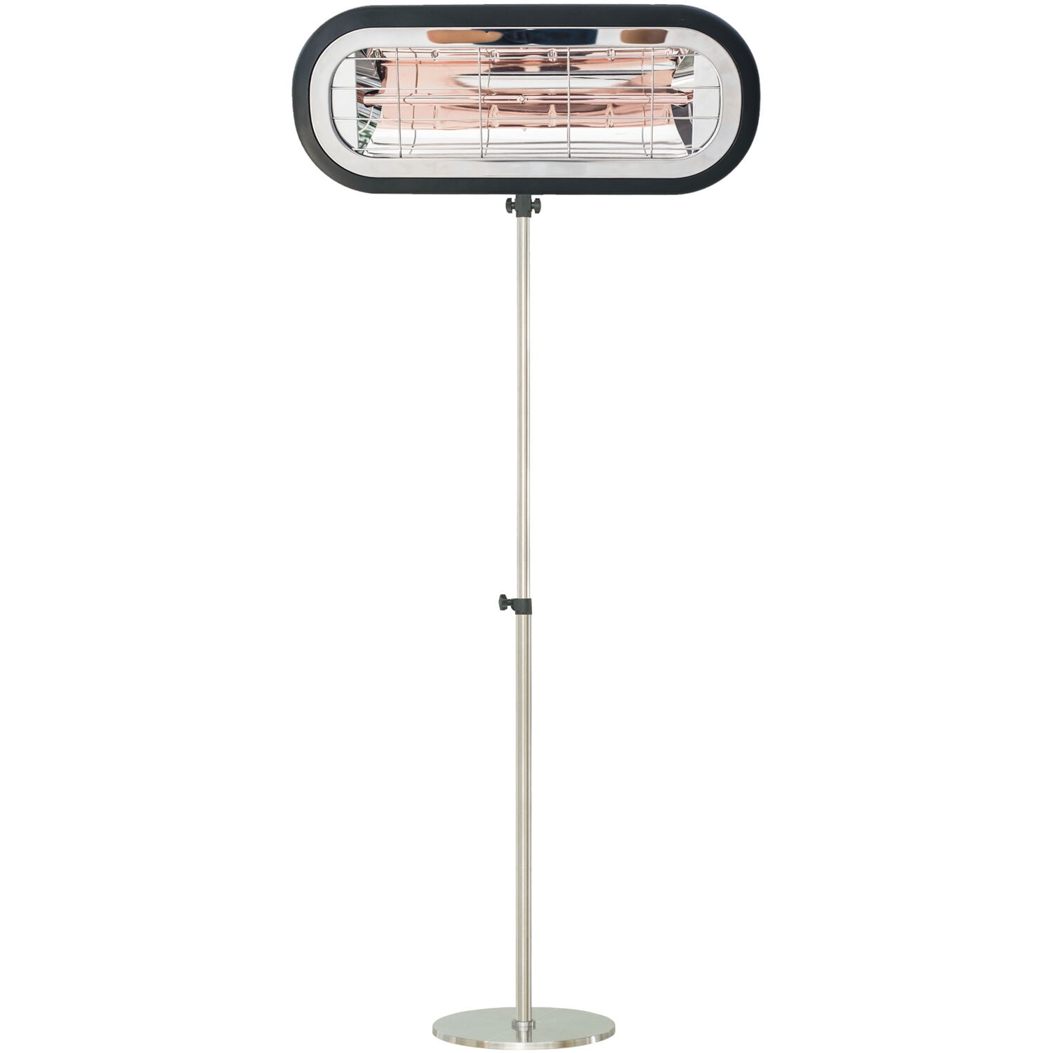 Hanover 16.5In. Electric Halogen Infrared Heat Lamp for Hanging, Mounting, or Stainless Steel