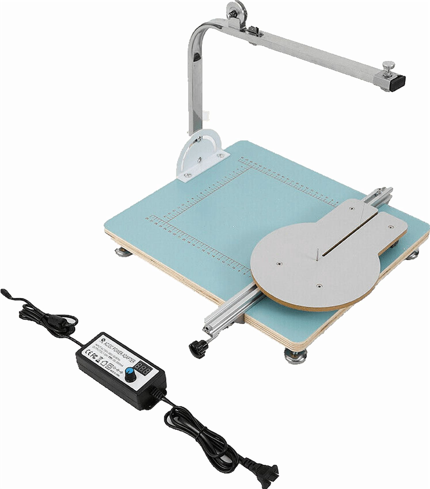 ToppiJoy Foam Cutting Machine Styrofoam Cutter with Power Adapter Hot Wire Working Table Tool Blue