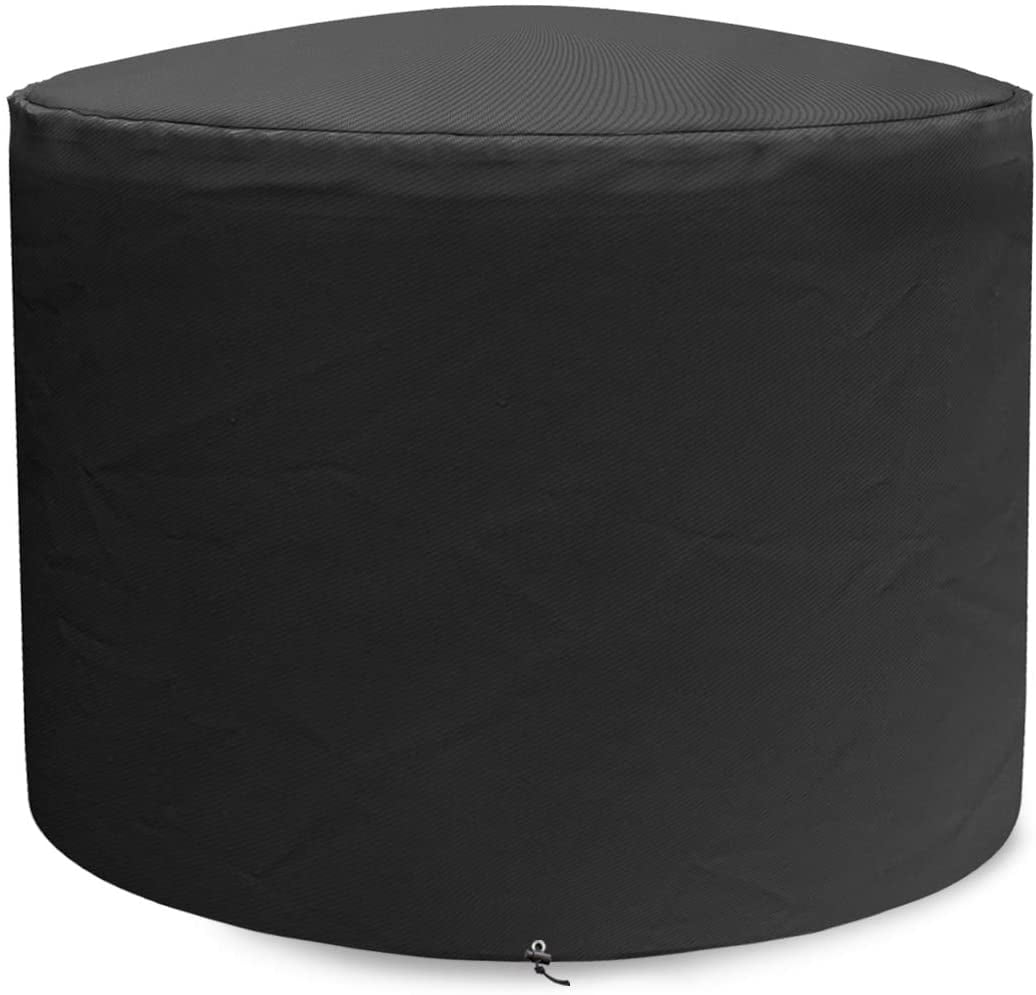 SHINESTAR 32 inch Square Fire Pit Cover Heavy Duty Fabric with PVC Coating 
