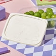 thumbnail image 4 of Linnome Set of 4 Square Food Storage Containers Bento Lunch Boxes with Airtight Lids Leakproof for Meal Prep, 4 of 6