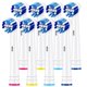 thumbnail image 1 of Cabezales de cepillo de dientes Alayna, paquete de 8, compatibles con Oral-B, 1 of 6