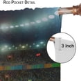 thumbnail image 6 of Football Curtains Boys Sport Kid Curtains for Bedroom, Soccer Football Field 3D Window Treatments for Living Room,Teen Boys Girls Room Decor Drapes 2 Panel Sets,42x63 Inch, 6 of 6