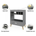 thumbnail image 4 of Boahaus Ashbourne Bar Cabinet with Drawer, Shelves & Wine Rack, Space-Saving Design, 4 of 10