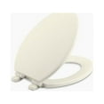 thumbnail image 1 of Kohler K-20454-96 Ridgewood Quiet-Close Elongated Toilet Seat - Biscuit, 1 of 1