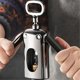 thumbnail image 2 of 2025 Wine Opener, Zinc Alloy Premium Wing Corkscrew Wine Bottle Opener with Multifunctional Bottles Opener-A, 2 of 5