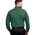 thumbnail image 2 of Youclos Men's Stretch Slim Fit Long Sleeve Shirt - Soft Long-Lasting Stretch Wear for Daily Commute and Business Casual, 2 of 6