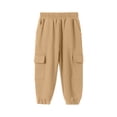 thumbnail image 6 of LckLvx Boys Cargo Pants Elastic Waist Jogger Pants with Multi Pockets School Daily Sweatpants, 6 of 7