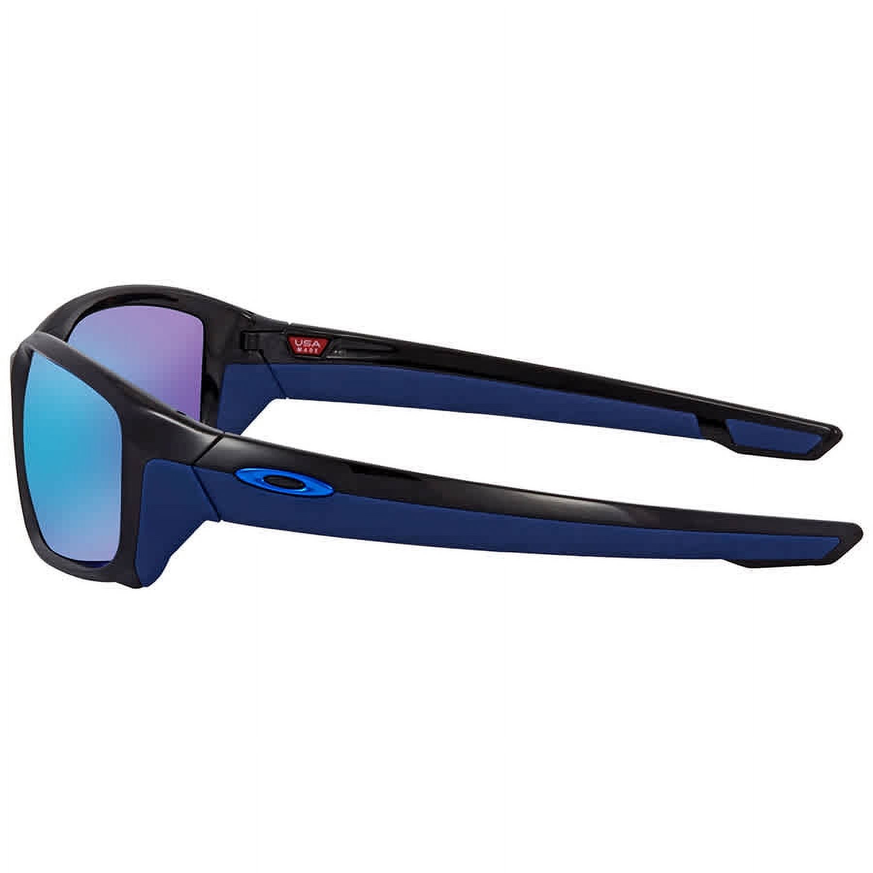 Oakley Straightlink Sapphire Iridium Mirrored Rectangular Men