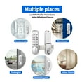 thumbnail image 4 of MUTEX Combination Door Lock MX250 Mechanical Keyless Surface Mount Deadbolt - Satin Chrome, 4 of 7