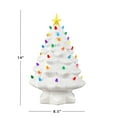 thumbnail image 4 of Mr. Christmas Nostalgic White Ceramic Tree - 14 Inch, Pre-lit, Collectible, 4 of 5