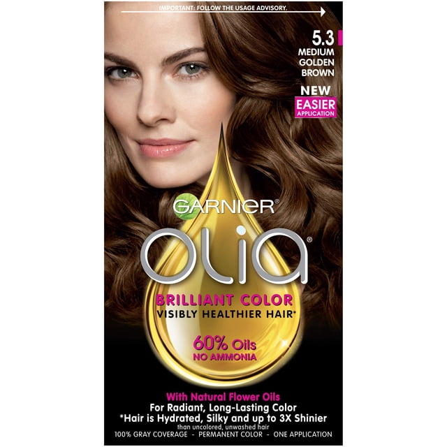 Tinte para el cabello Garnier Olia 5.3 Marrón Dorado Medio sin amoniaco