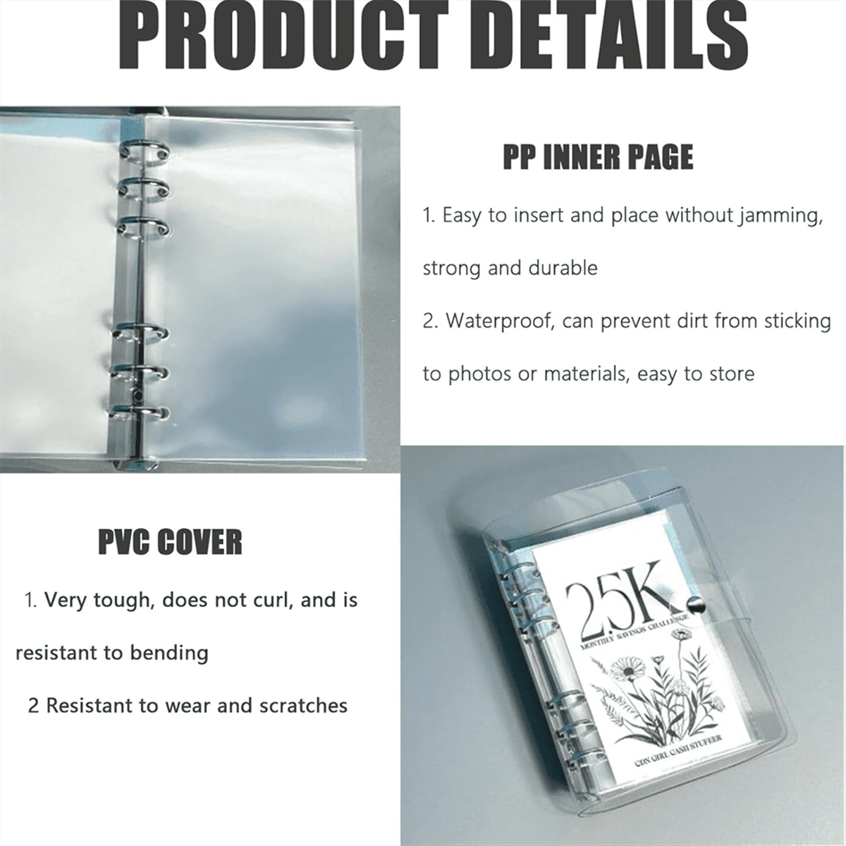 5k/10k/2.5k Savings Challenges Book 12 Month Money Saving Binder 12 Month Savings Challenges Easy and Fun Way to Save