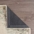 thumbnail image 2 of 8â€™ x 10â€™ Ivory Distressed Floral Area Rug, 2 of 5