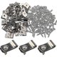 thumbnail image 2 of 100 Pcs Fence Wire Clamps Screws, Agricultural Fencing Mounting Clips Clamp, 2 of 4