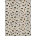 thumbnail image 2 of Addison Rugs Chantille Indoor/Outdoor Transitional Animal Beige Machine Washable Rectangle Rug, 10' x 14', 2 of 8