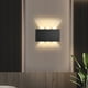 thumbnail image 1 of Lámpara de pared recargable por USB Yinane LED táctil Negro, 1 of 8