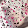 thumbnail image 2 of Pegatinas de uñas GUAACCB con forma de corazón de San Valentín grabadas en 5D, 1 hoja, 2 of 7