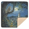 thumbnail image 6 of WOBOGO Owl in The Moonlight Baby Playmats Extra Large Waterproof Rollable Activity Pads for Toddlers 50×50inch, 6 of 7