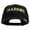 Black, variant on Marines Letter Embroidered 6 Panel Structured Cotton Twill Cap Made in USA - Red OSFM