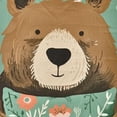 thumbnail image 6 of Orinice Brown Bear Round Table Cover Stain Resistant Washable Indoor Outdoor Tablecloth Kitchen Dining Wedding Parties 100% Polyester Fiber 54-58, 6 of 8
