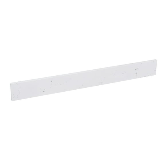 PROOX 48 in. W Engineered Stone Bathroom Vanity Top Backsplash in White