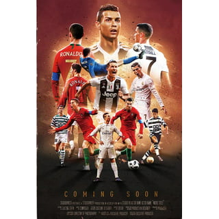 Football Stars Cristiano Ronaldo and Lionel Messi Poster 12x18inch  (30x46cm) poster, perfect for any room! Frameless art Wall Art Gift 