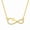 Yellow Gold, variant on Aurelle Infinity Cross Moissanite Necklace for Women, 14K White Gold Plated 925 Sterling Silver Faith Cross Pendant, Christian Jewelry Gift for Mom Wife Daughter