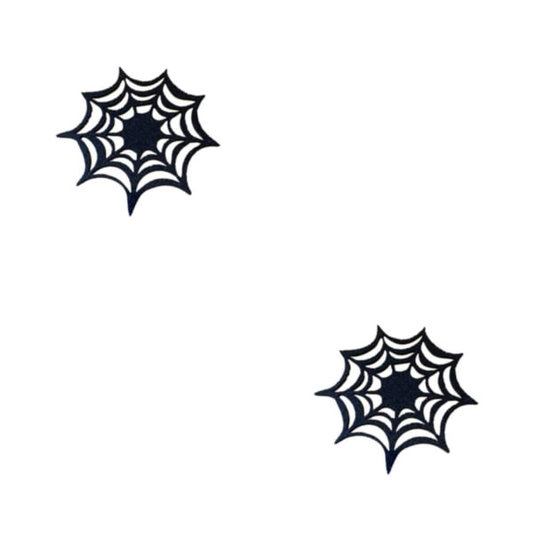 Posavasos de PVC Matsuzay temática Halloween antideslizante 2Conjunto Negro