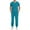 Sky Blue, variant on Lovskoo Man Solid Color Quick-Drying Scrubs for Men Button Short Sleeve Round-Neck Shirts and Long Pants with Pocket Sets Purple