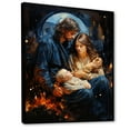 thumbnail image 2 of Designart "Twilight Nativity Scene Religious Art" Christianity Floater Framed Wall Art Prints, 2 of 5