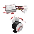 thumbnail image 2 of Wheel Electric Bicycle Motor Kit 36V 350W Bicycle Cycling Engine Electric Bicycle E-Bike Conversion Kit Motor Controller Fit For 24-28inch(Without battery and charger), 2 of 10