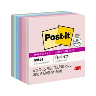 Post-it® Pastel Color Tabs - 12 Tab(s)/Set - 1 Tab Height x 1.50 Tab  Width - Assorted Pastel Tab(s) - 36 / Pack