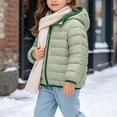 thumbnail image 5 of Xdegoge Toddler Girls Lightweight Puffer Jacket Hooded Zip Up Winter Coat Packable Warm Quilted Outerwear Wind Resistant Fall Winter Basic Padded Coats, 5 of 8