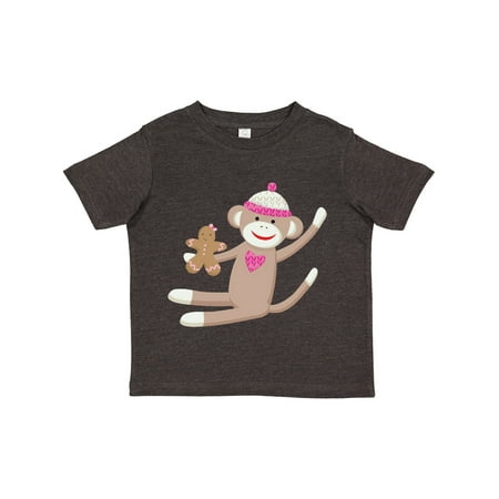 

Inktastic Sock Monkey Gingerbread Gift Toddler Boy or Toddler Girl T-Shirt