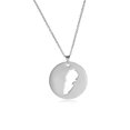 thumbnail image 1 of TQEHS Collar de acero inoxidable del Líbano para hombres y mujeres _и Q9K9, 1 of 6