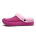 thumbnail image 5 of Chenyee Womens Mens Fleece Lined House Slippers with Arch Support Breathable Non Slip Bedroom Shoes, 5 of 8