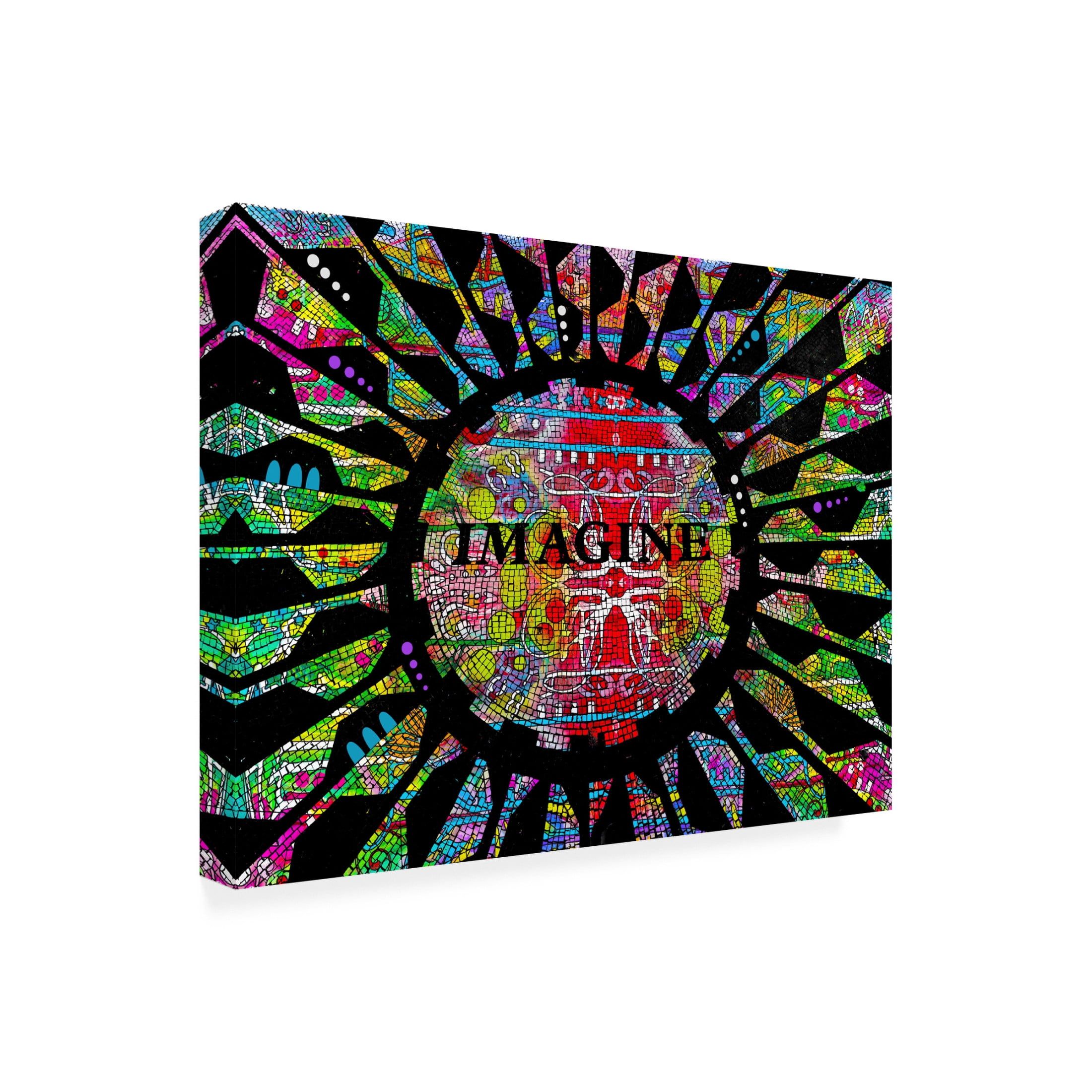 Canvas Wall Art - Dean Russo 'Imagine' Wall Art for Living Room, Bedroom, or Office Décor by Trademark Fine Art - 32 x 24 Inches