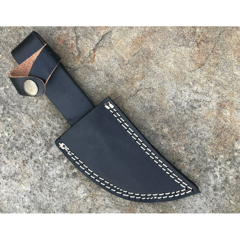 Sheath --- Leather - Black - (4 inch blades)