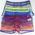 thumbnail image 3 of HULKLIFE Men's Panties Sexy Mesh See-Through Men's Boxer Shorts, 3 of 4
