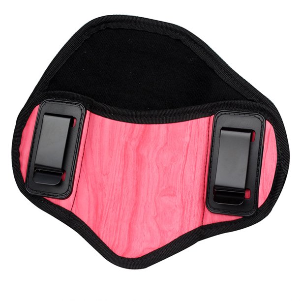 Bolsa de almacenamiento de pistola de cuero Quick Pull Manga de almacenamiento oculta al aire libre (rosa) Likrtyny Para estrenar
