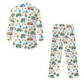 thumbnail image 5 of Xoenoiee Camping RVs Campfire Compass Tree Floral Leaves Print Boys Suits Slim Fit Tuxedo 2 Piece Kids Blazer Jacket Pants Formal Fashion Ring Bearer Outfit for Wedding, 11-12 Years, 5 of 7