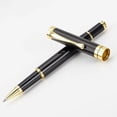 thumbnail image 6 of Jiibva Luxury Ballpoint Pen, 1.0mm Business Metal Ball Point Pen with 2 Refills Black Ink Pen Smooth Writing Rollerball Pen Fancy Ballpoint Pen Gift for Men Women Signature Executive, 6 of 7