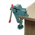 thumbnail image 3 of Mini Vise Aluminum Bench Swivel Clamp On Bench Miniature Vise Jewelers Hobby, 3 of 10