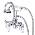 thumbnail image 1 of Water Creation F6-0011-01-CL Robinet de Baignoire Classique Réglable à Étalement Classique - Chrome, 1 of 1