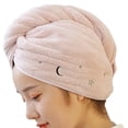 thumbnail image 1 of Toallas para el cabello para mujeres | Toalla absorbente de secado rápido | Turbante para cabello ideal para cabello largo y rizado, 1 of 5