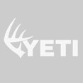 thumbnail image 1 of Calcomanía Yeti Sportsman's Whitetsman's Whitettail Shed Antler Window, blanca, 1 of 3