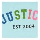 thumbnail image 3 of Playera Para Niña Justice Manga Corta Aqua Talla 4, 3 of 3