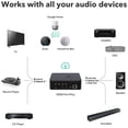 thumbnail image 5 of Receptor WiiM Pro Plus AirPlay 2, Google Cast Audio, transmisor multisala con DAC AKM premium, control remoto por voz, funciona con Alexa/Siri/Google, transmite audio de alta resolución desde Spotify,, 5 of 5