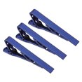 thumbnail image 1 of 3 Piezas de Clips de Corbata Delgados para Hombres, Clips de Corbata de Cobre para Traje para Padre, Esposo, Amante (Azul, Brillante), 1 of 6