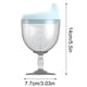 thumbnail image 4 of Vasos de tallo de bebé con botella, vasos de tallo de plástico a prueba de derrames, vaso alto con pajita, vaso de bebé con pajita, 4 of 5